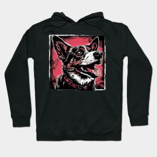 Retro Art German Shepherd Dog Lover Hoodie